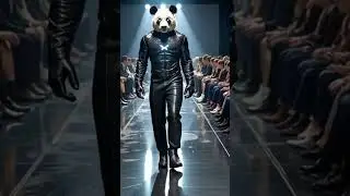Panda at the Runway 🐼😍