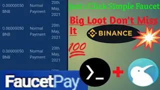 BNB Faucet Script Every minute Unlimited.. Faucetpay