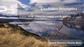 Análisis estadístico en R