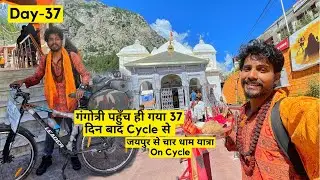 Finally Gangotri Pohoch Gaya After One Month 😍Jaipur To Char Dham On Leader Cycle Solo 😳#Day37