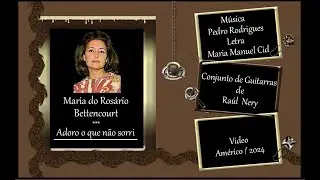 Maria do Rosário Bettencourt  ___   Adoro o que não Sorri