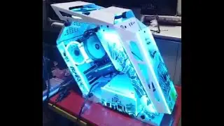 Computer Case - Robot2 WarMachine Gaming Case with LightPanel White