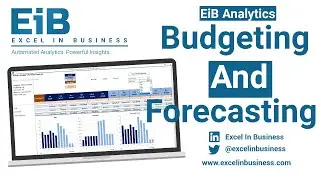 EiB Analytics Tutorial   Budgeting and Forecasting