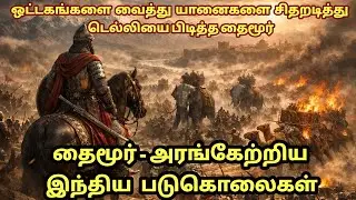 ஒட்டகங்களை வைத்து யானைகளை சிதறடித்து டெல்லியை பிடித்த தைமூர் - அரங்கேற்றிய படுகொலைகள்