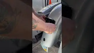 Harley License Plate Relocation #harleydavidson #motorcyclemods