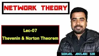 Lec-07 NT-Thevenin & Norton Theorem