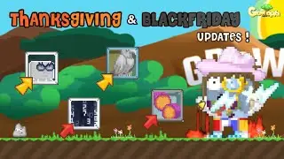 REVIEW THANKS GIVING UPDATE & BLACK FRIDAY UPDATE |GROWTOPIA