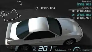 NISSAN SILVIA (S14). Gran Turismo on PPSSPP - Time trial #31