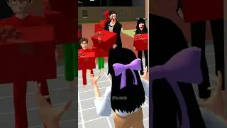 Zombies at the Door🧟&zwj;♂️😱 with Gifts?🎁 Scariest Delivery Ever! #sakuraschoolsimulator #horror #shorts