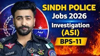 ( ASI )Assistant Sub Inspector - Investigation Sindh Police jobs 2026 - sarkar official academy