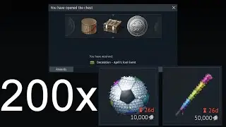 Opening 200 Lucky Pinata loot crates War Thunder