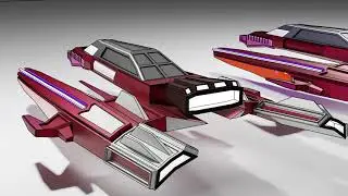 ArbalestV4 - Breakout ship - Simple shaders - Outline