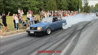 Tuner Car Burnouts (Vantaa Cruising 6.2023)