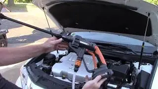 Для очистки моторного отсека использовали Worx Hydroshot — я в восторге!