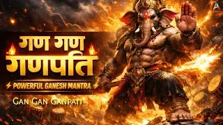 🔥 Gan Gan Ganpati | Power Ganesh Mantra | Energetic Fast Ganpati Song 2026