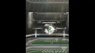 Purple flick double stall gold shot in sideswipe