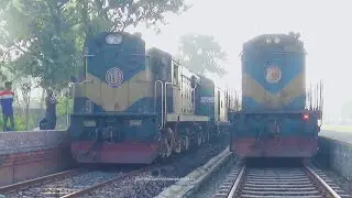 Locomotive coupling, Crossing, Entry & Departure || Benapole Express & Kapotaksha Express Train
