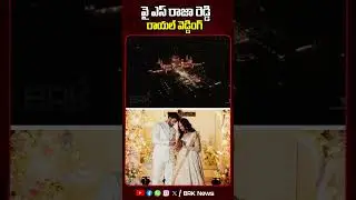 YS Raja Reddy Weds Priya's Royal Wedding🤩🤩 | #shorts | BRK News