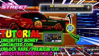 Tutorial Cara Cheat Money, Level & Unlock All Cars Di Carx Street Versi 1.14.0 - Dijamin 100% Work🤩😱