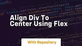 align div to center using flex