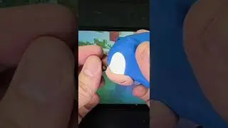 Working on a Sonic Prime Sculpture! (Face Details) #sonicthehedgehog #clayart #polymerclayfigure