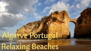 Algarve Coastline Portugal Magnificent Picturesque Beaches | Relaxing Beach Music | Aerial Drone