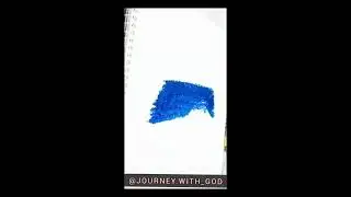 SIMPLE CRAYON ART | God Almighty cares about you | Journey With God |