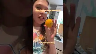 Trying a new summer fruit hack|Will it work? 🍊✨❄️#fruit #frozen #hack