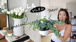 Target haul + amazon decor! Getting more settled in LA!