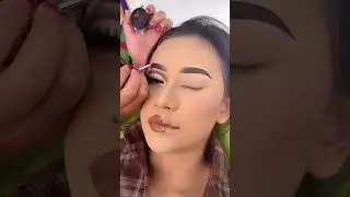 ALIS FLAWLESS CETAR CUMA PAKAI POMADE! #shorts #makeup #makeover #eyebrow #alis #tutorialalis