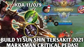 BUILD YI SUN SHIN TERSAKIT 2021 - BUILD TOP 1 GLOBAL - MOBILE LEGENDS INDONESIA