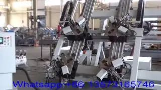 LM4S-100x2200x3000 Aluminum Windows Corner CNC Crimping Machine