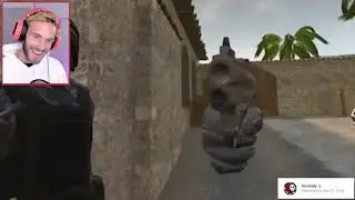 PewDiePie Reacts To CS:GO VR Funniest Clip (Anomaly)