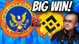 Binance US vs SEC Crypto Regulations!! (BIG WIN?) BNB Coin News