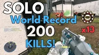 SOLO World Record! 200 Kills on Alpha Zombies Live Fire