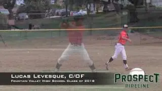 Lucas Levesque Prospect Video, C OF, Fountain Valley High School Class of 2018