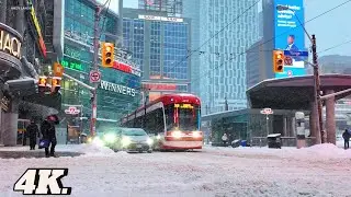 EXTREME Winter Snow Storm Hits Toronto 🇨🇦 | Massive Snowfall in Canada 2026| 4K