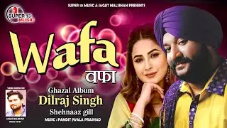 Wafa (Full Ghazal )Dilraj Singh (frat Shehnaz Gill (Super 10 Music | Latest New( Hindi Ghazal  2021