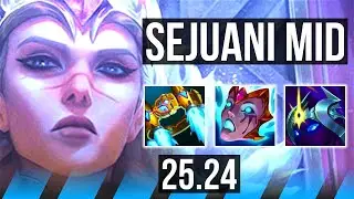 SEJUANI vs SYNDRA (MID) | Electrocute | NA Master | 25.24