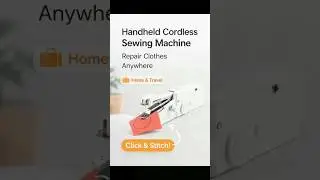 Tailor Ki Zarurat Khatam 😱 | Mini Handheld Sewing Machine | #shorts