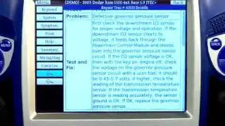 OTC Tool Guy Pegisys Direct - Hit Technician 2003 Dodge Ram 1500 4x4 5.9 Ltr. Engine P1762
