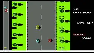 ROAD FIGHTER ARABA YARIŞI OYUNU / 90lı Yılların Unutulmaz Bilgisayar POP&Uuml;LER  ATARİ  OYUNLARI