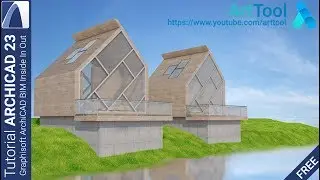 Membuat Rumah Kecil Unik Dengan ARCHICAD 23 | Creating a unique small house