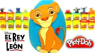 Ovo Surpresa Gigante do Simba de O Rei Leão em Português Brasil de Massinha Play Doh