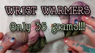 Crochet Lace Cap Hydrangea Inspired Wrist Warmers (Mini Skeins)