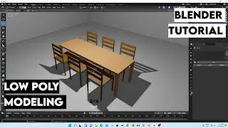 Create a Low Poly Table in Blender - Easy Tutorial