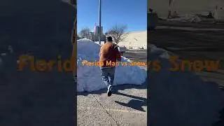 Florida Man experiences snow