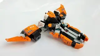 how to build this Lego spaceship transformer