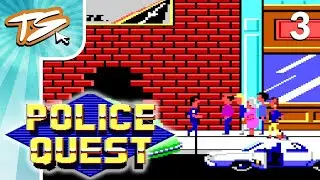 OUR FIRST INVESTIGATION! | Police Quest: In Pursuit of the Death Angel EGA (BLIND) #3