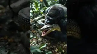 Gorilla vs Giant Snake Who Wins This Wild Battle?